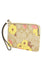 Coach Corner Zip Wristlet In Signature Canvas With Floral Cluster Print - Light Brown/Multi