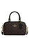Coach Satchel Crossbody Bag In Signature Canvas - Walnut/Black