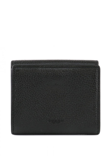 Coach Georgie Small Wallet In Signature Canvas - Dark Brown