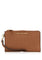 Michael Kors Jet Set Travel Large Signature Double Zip Wristlet - Brown