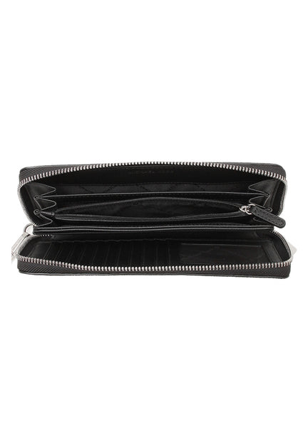 Michael Kors Jet Set Travel Large Travel Signature Continental Wallet - Black