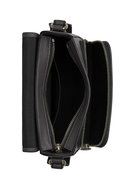 Coach Mens Sullivan Flap Crossbody Bag - Black