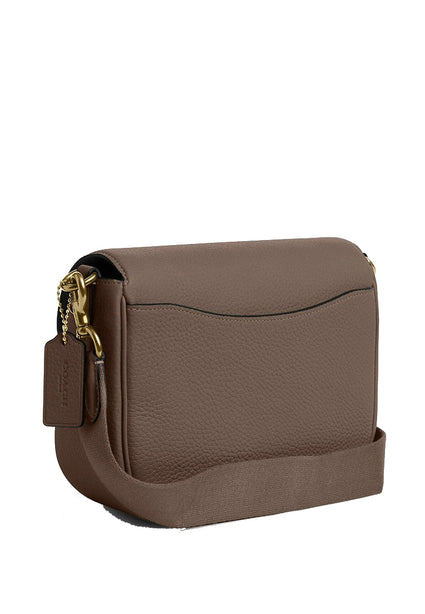 Coach Amelia Saddle Bag - Dark Stone