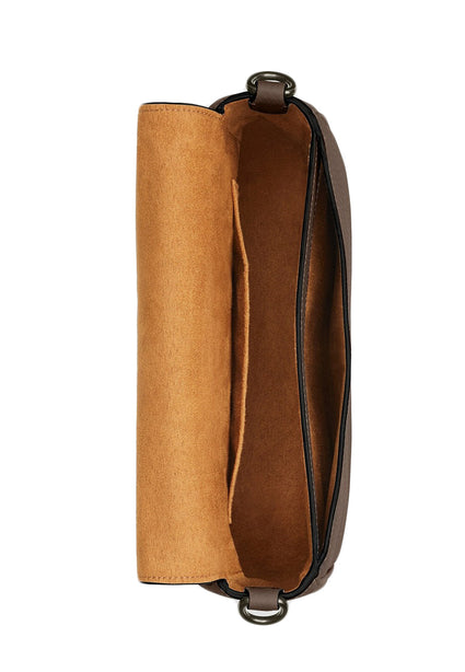 Coach Amelia Saddle Bag - Dark Stone