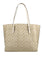 Coach Mollie Tote In Signature Canvas - Light Brown/White