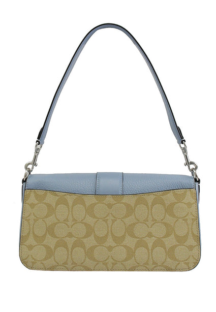 Coach Georgie Shoulder Bag In Signature Canvas - Brown/Marble Blue
