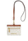 Michael Kors Jet Set Travel Signature ID Lanyard - Vanilla