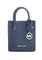 Michael Kors Mercer Extra-Small Pebbled Leather Crossbody Bag - Navy