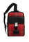 Coach Track Pack With Tartan Plaid Print - Red/Black