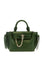 Michael Kors Hamilton Legacy Extra-Small Leather Belted Satchel - Amazon Green