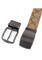 Coach Mens Boxed Harness Plaque Reversible Belt In Signature Canvas - Brown