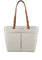 Michael Kors Bedford Medium Logo Tote Bag - Vanilla/Brown