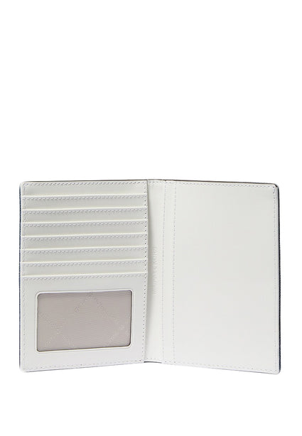 Michael Kors Jet Set Travel Medium Passport Case with Patches - Denim