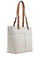 Michael Kors Bedford Medium Logo Tote Bag - Vanilla/Brown
