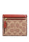 Coach Wyn Small Wallet In Colorblock Signature Canvas - Tan/Rust