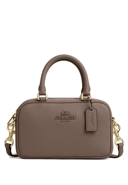 Coach Satchel Crossbody - Dark Stone