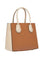Michael Kors Mercer Medium Two-Tone Pebbled Leather Crossbody Bag - Brown/Multi
