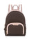 Michael Kors Jaycee Medium Logo Backpack - Brown/Powder Blush