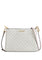 Michael Kors Trisha Medium Logo Crossbody Bag - Vanilla/Powder Blush