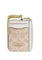 Coach Zip Card Case In Signature Canvas - Sand White