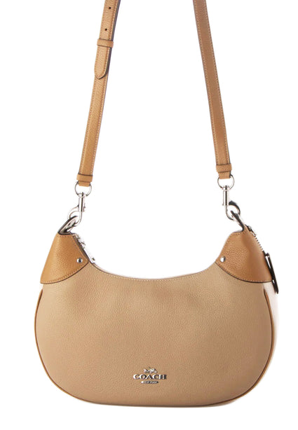 Coach Mara Hobo In Colorblock - Beige/Multi