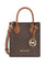 Michael Kors Mercer Extra-Small Signature Crossbody Bag - Brown