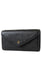 Michael Kors Jet Set Travel Large Logo Embossed Leather Envelope Continental Wallet - Black