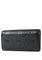 Michael Kors Jet Set Travel Large Logo Embossed Leather Envelope Continental Wallet - Black