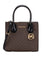 Michael Kors Mercer Medium Messenger Signature Crossbody Bag - Dark Brown/Black
