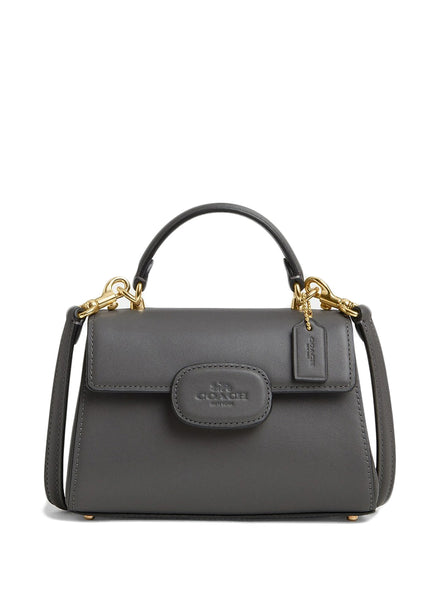 Coach Eliza Mini Top Handle Bag - Charcoal Black