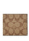 Coach Mens ID Billfold In Signature Coated Canvas - Brown