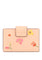 Coach Accordion Card Case With Mystical Floral Print - Faded Blush