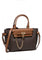 Michael Kors Hamilton Legacy Small Logo Belted Satchel - Brown