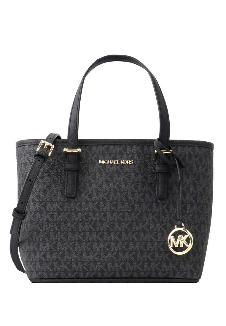 Michael Kors Jet Set Travel Extra-Small Logo Top-Zip Tote Bag
