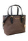 Michael Kors Jet Set Travel Extra-Small Logo Top-Zip Tote Bag - Dark Brown/Black