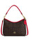 Coach Laurel Shoulder Bag In Signature Canvas - Walnut/Bold Red