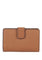 Michael Kors Jet Set Travel Medium Bifold Zip Coin Wallet - Brown