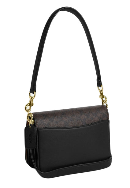 Coach Quinn Bag In Signature Canvas - Walnut/Black