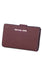 Michael Kors Jet Set Travel Medium Bifold Zip Coin Wallet - Oxblood