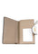 Coach Medium Corner Zip Wallet In Signature Canvas With Floral Print - Light Brown