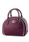 Coach Sydney Satchel With Rivets - Deep Berry