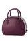 Coach Sydney Satchel With Rivets - Deep Berry