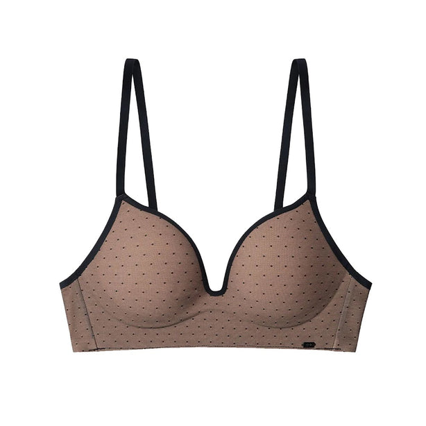 Wireless Push Up Bra Without Underwire Cup B