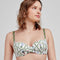 Full Cup Bikini Top With Print