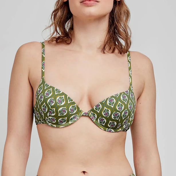 Push-up Bikini Top With Underwire