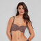 Bandeau Bikini Top With Silicone Underwire
