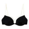 Bicolor Bikini Top With Contrasting Edges
