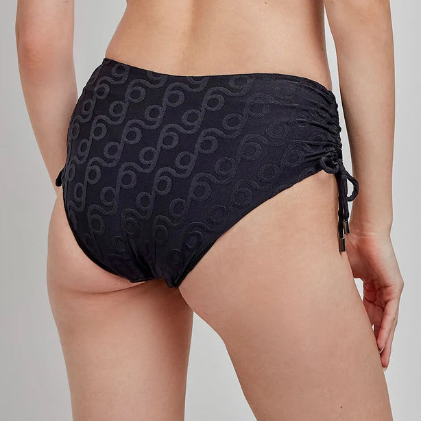 High Waist Geometric Print Bikini Briefs