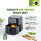 GreenPan Bistro Collection XL Airfryer + FREE 24cm Vintage Ceramic Non-stick Frypan & Cleaning Sponge