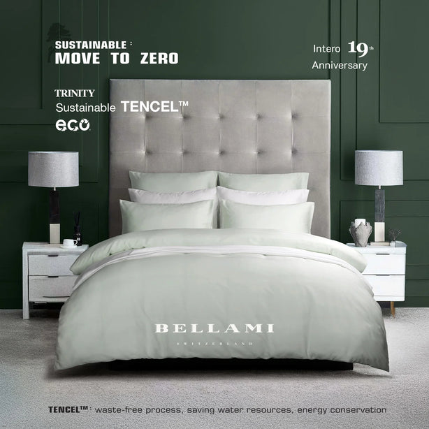 BELLAMI I Sustainable TENCEL™ 1200TC Bed Set with Sheets & Pillowcases